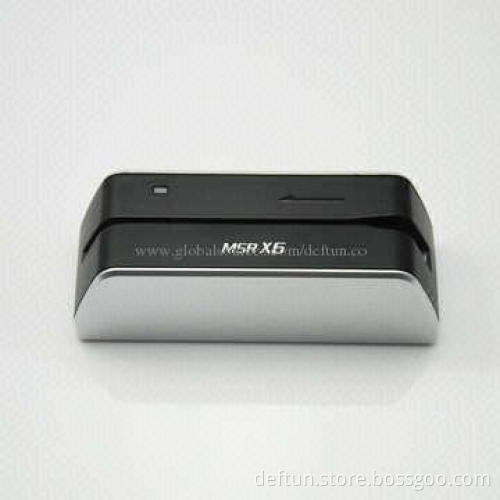 Hico Magnetic Card Reader and Writer than MSR606, Silver, Black Colors